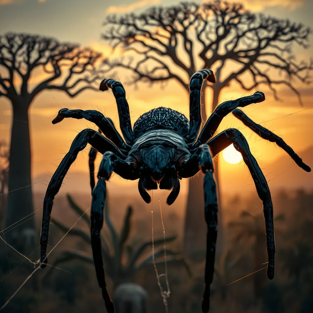 Ilustração histórica e representação de Anansi