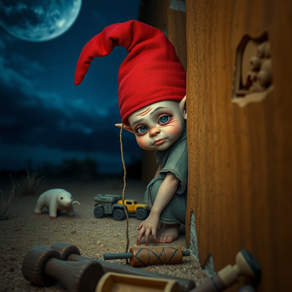 Ilustração histórica e representação de Duende