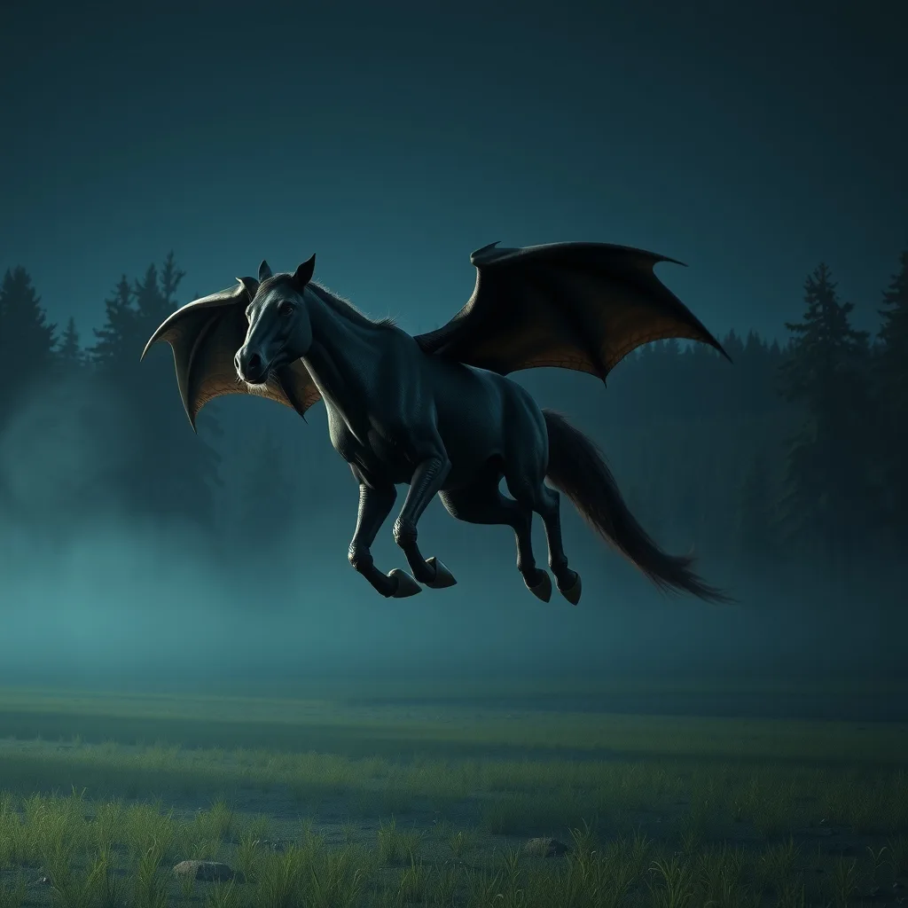 Ilustração histórica e representação de Jersey Devil
