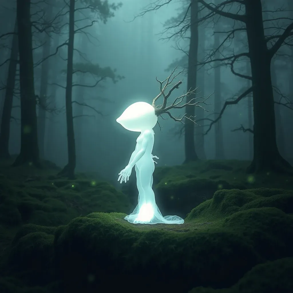 Ilustração histórica e representação de Kodama