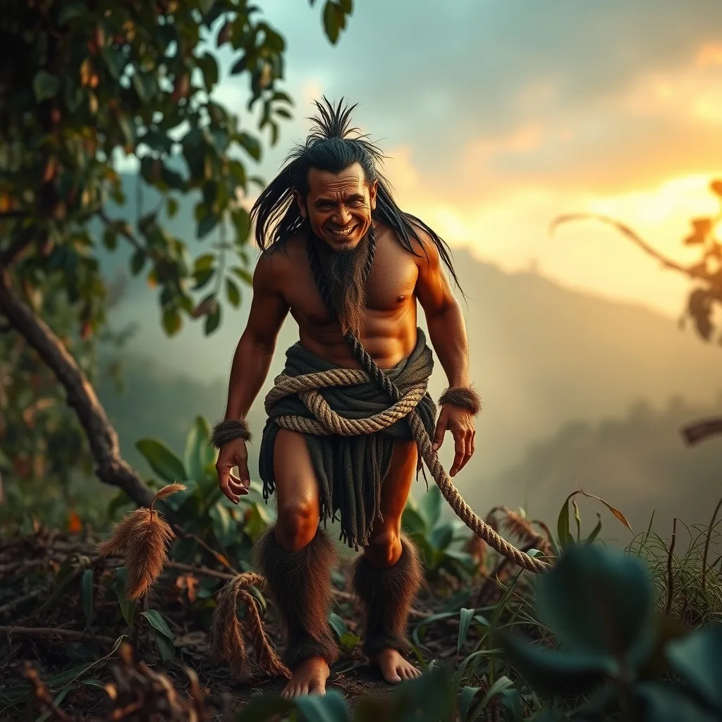 Ilustração histórica e representação de Kurupi
