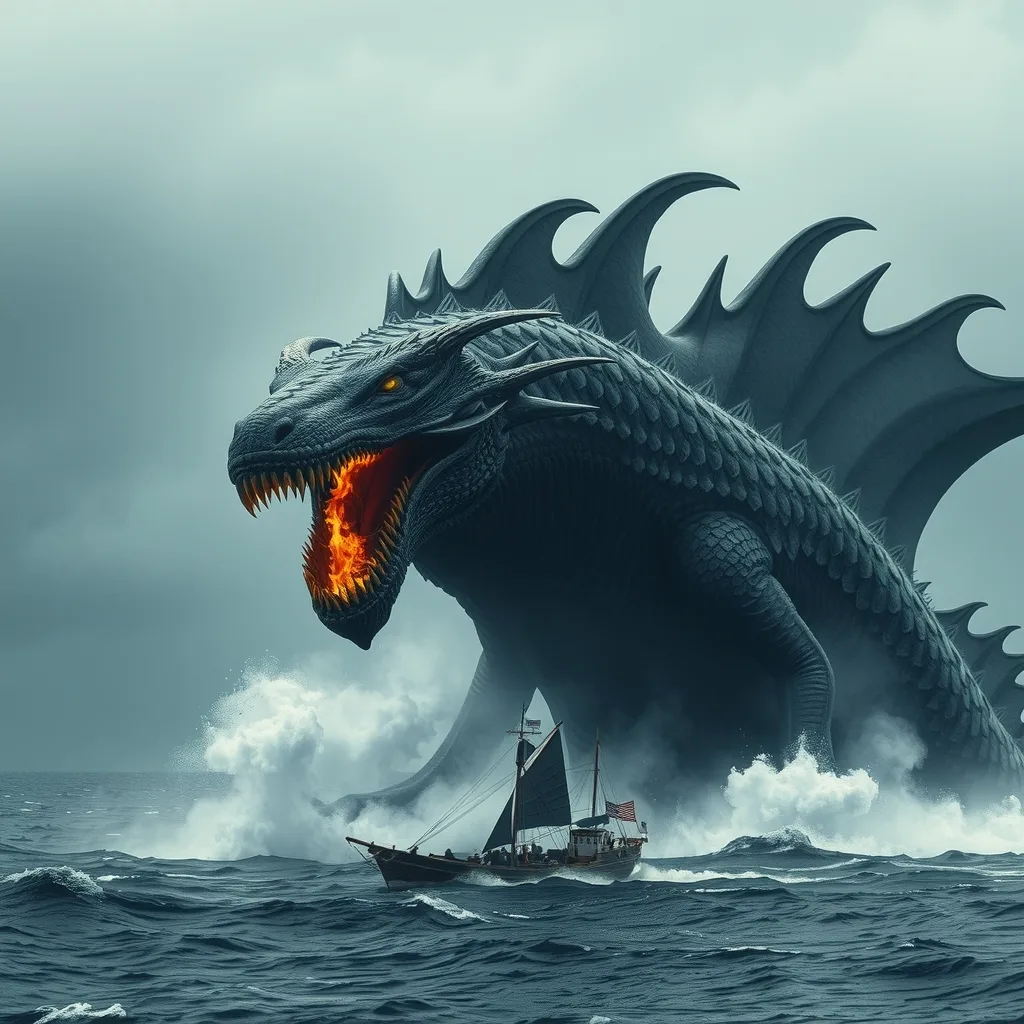 Ilustração histórica e representação de Leviatã