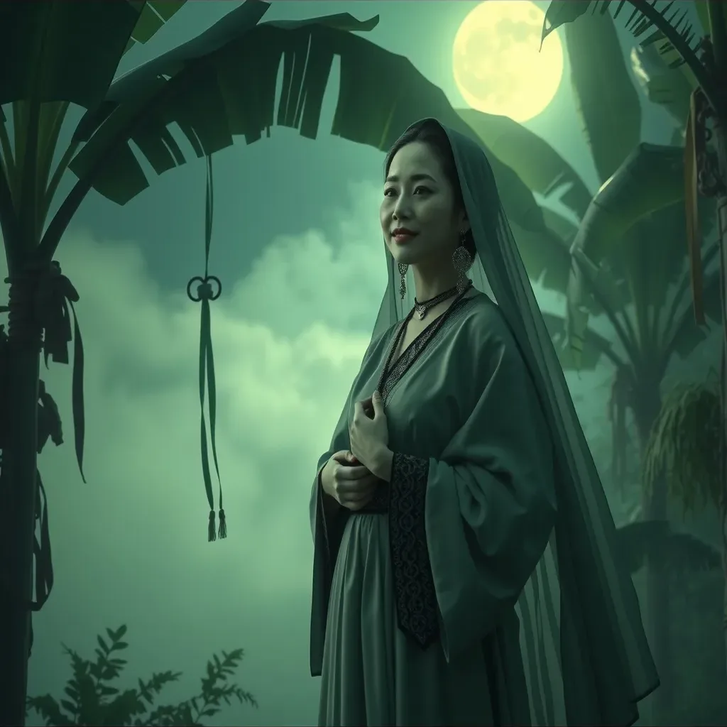 Ilustração histórica e representação de Nang Tani