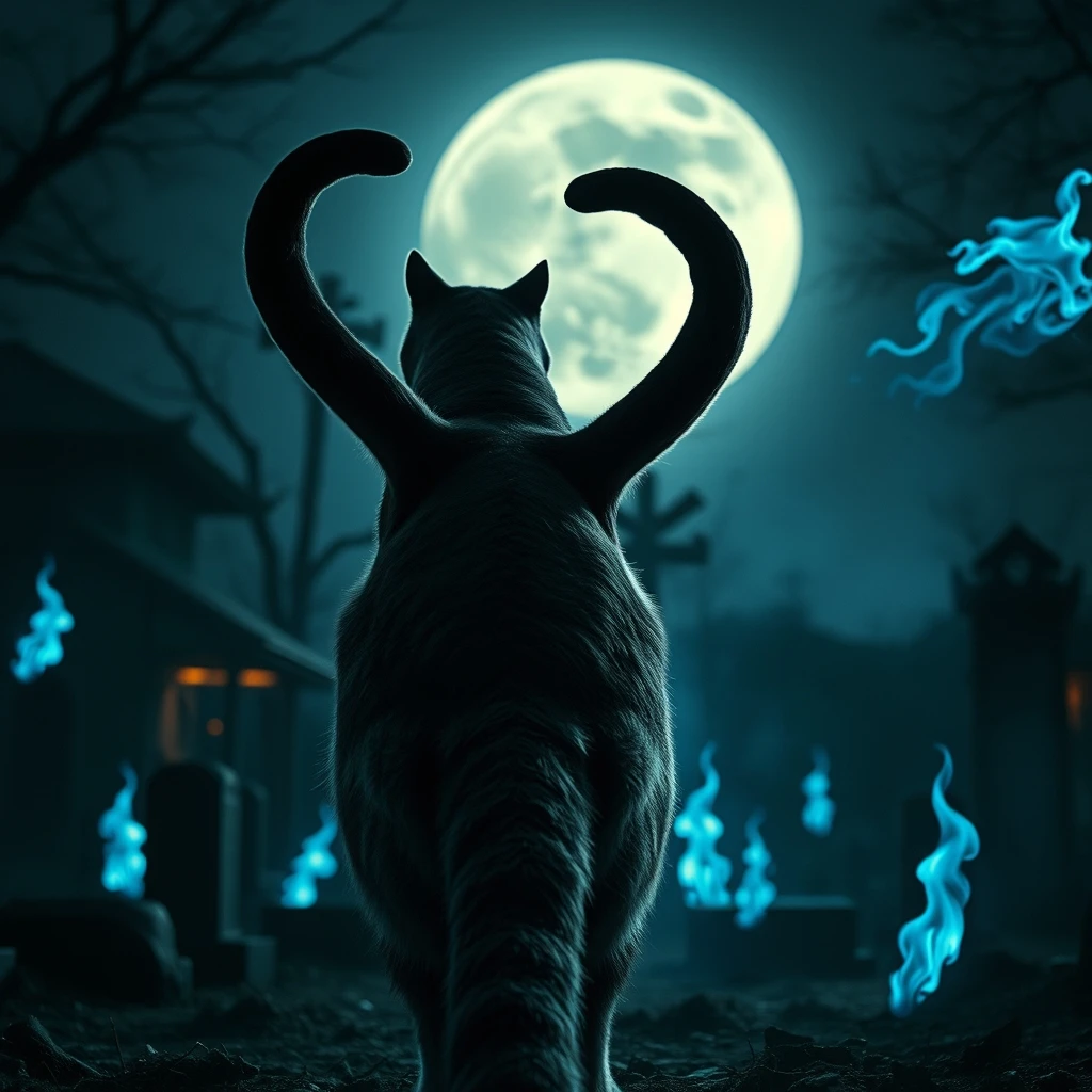 Ilustração histórica e representação de Nekomata