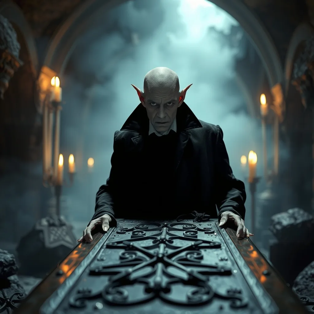 Ilustração histórica e representação de Nosferatu