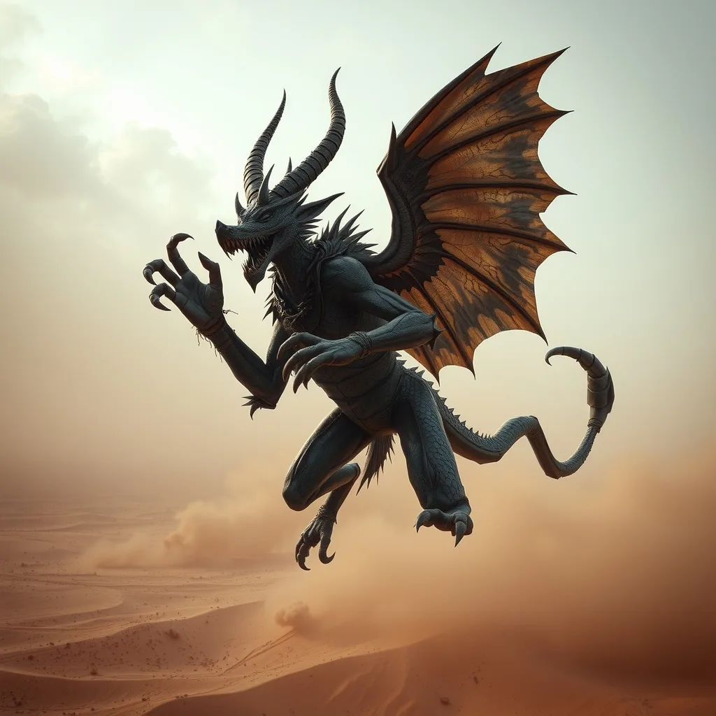Ilustração histórica e representação de Pazuzu