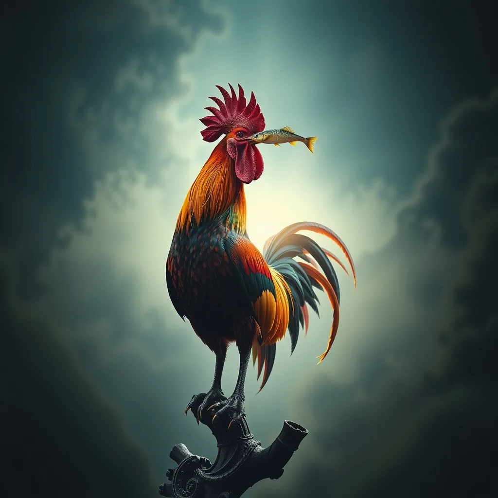 Ilustração histórica e representação de Sarimanok