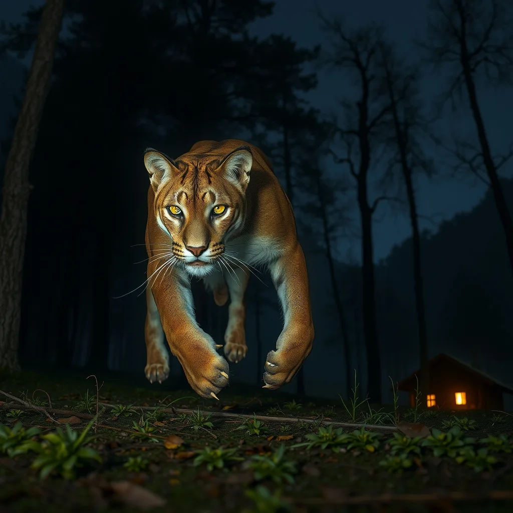 Ilustração histórica e representação de Wampus Cat