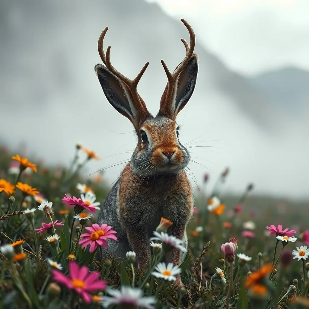 Ilustração histórica e representação de Wolpertinger