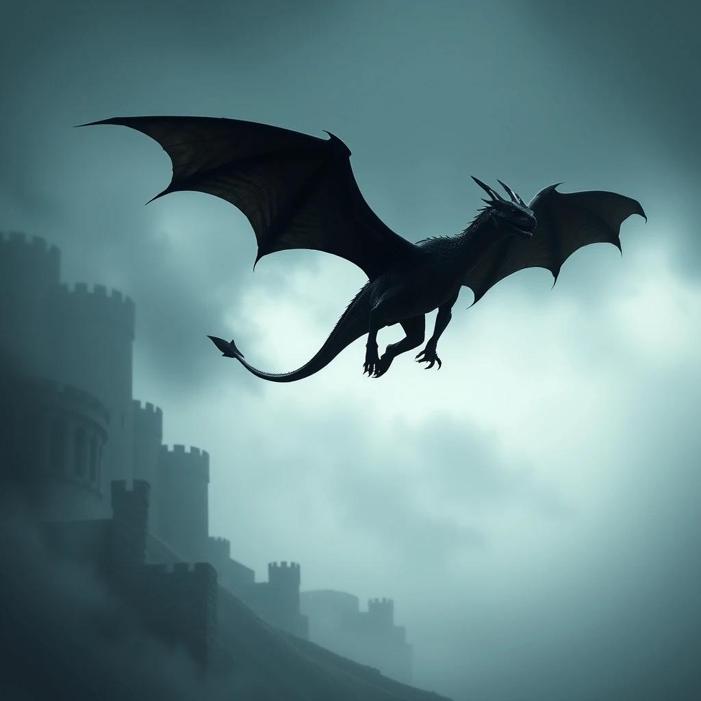 Ilustração histórica e representação de Wyvern