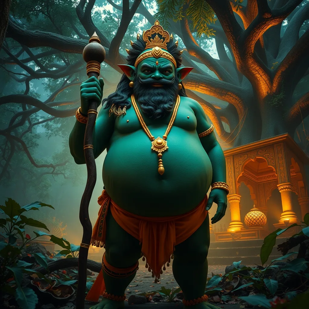 Ilustração histórica e representação de Yaksha