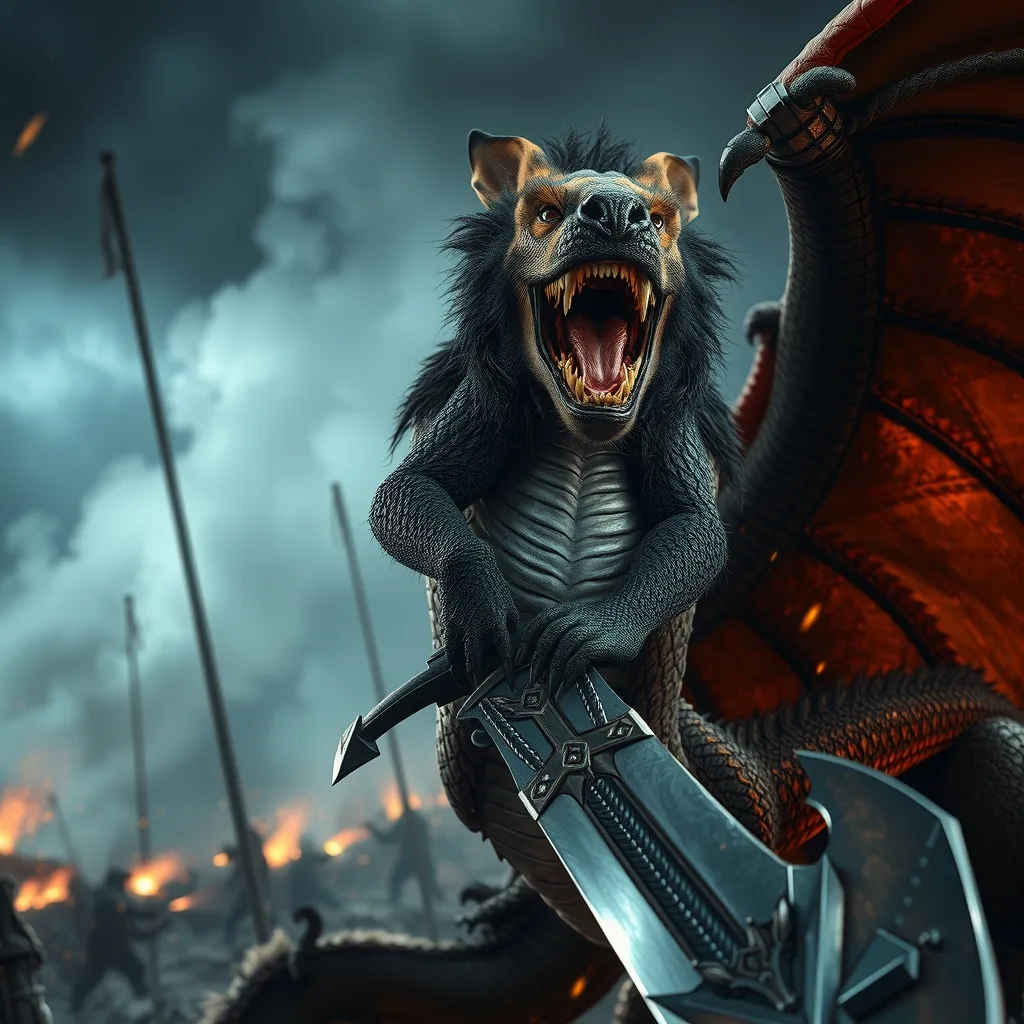 Ilustração histórica e representação de Yazi